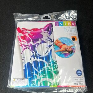 Intex Fashion Mat Inflatable Pool Float Tropical Hibiscus Print 59720EP 72x27